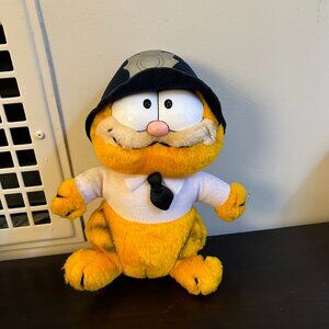 VINTAGE 70's Garfield 10" British Bobby Plush Stuffed Animal